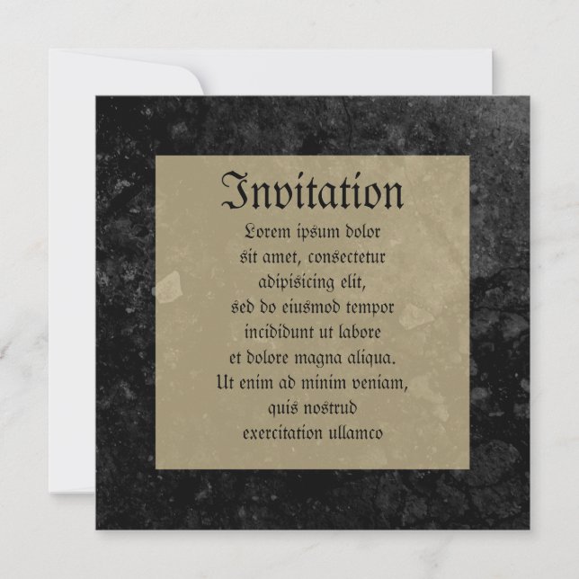Invitación Escudo de armas de Montresor (Anverso)
