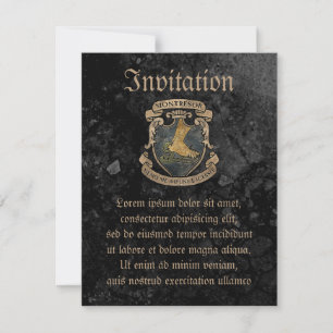 Invitación Escudo de armas de Montresor
