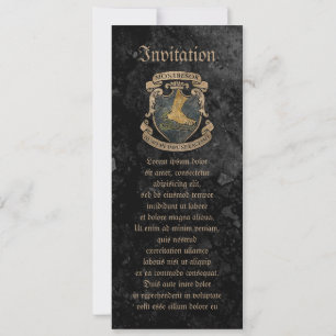 Invitación Escudo de armas de Montresor