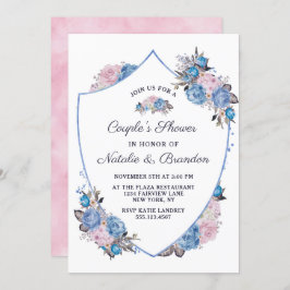 Invitación Escudo de encanto parisino ducha de matrimonio de