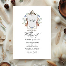 Escudo de Woodland Laurel Código QR Boda RSVP