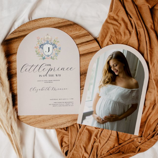 Invitación Escudo Real El Principito Baby Shower (Subido por el creador)