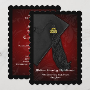 Invitación Escuela de Encanto Red Tassel 2018