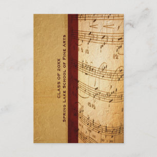 Invitación Escuela de Música o Graduación de la Academia de A