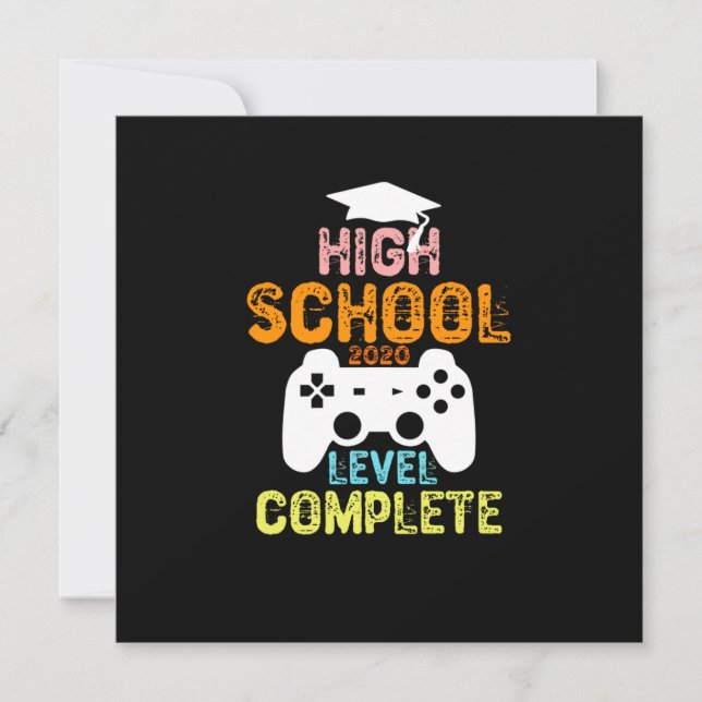 Invitación escuela secundaria nivel 2020 completo (Anverso)