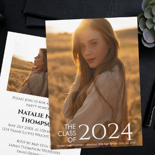 Invitación Escuela Superior Moderna Y Elegante