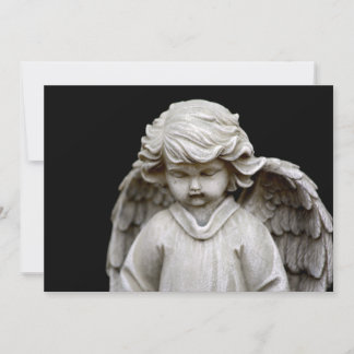Invitación Escultura de Ángel Cupido, Monumento, Condolencia