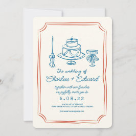 Invitación Ese es un Boda más divertido de la escritura a man