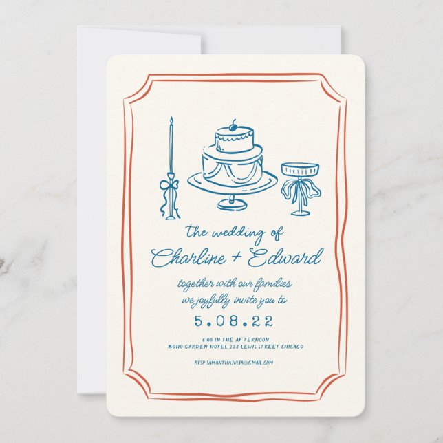 Invitación Ese es un Boda más divertido de la escritura a man (Anverso)