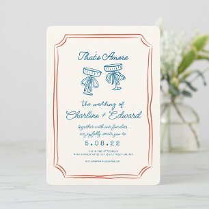 Invitación Ese es un Boda más divertido de la escritura a man