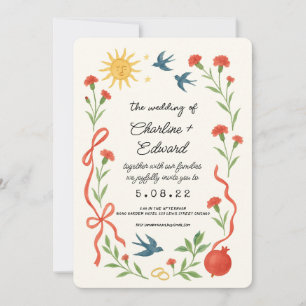 Invitación Ese es un Boda más divertido de la escritura a man