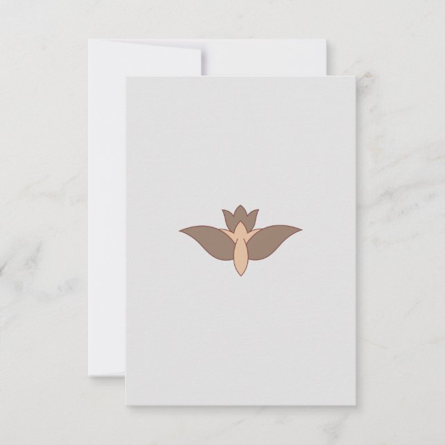 Invitación Esenciales de bodas elegantes | Verano y Año (Anverso)