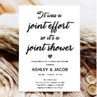 Esfuerzo Conjunto Ducha Coed Parejas Baby Shower