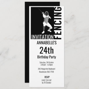 Invitación Esgrima