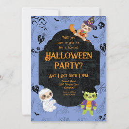 Invitación Eslora de Halloween 2 Fiesta
