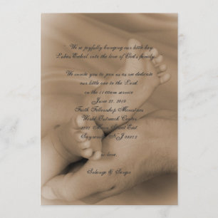 Invitación esmero del bebé