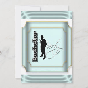 Invitación Esmoquin formal para despedida de soltero