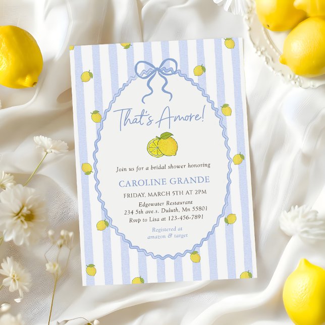 Invitación Eso es Amore Fiesta de Despedida de Soltera de Lim (Subido por el creador)