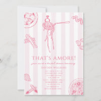 Eso es Amore Rosa Italiano Bridal Desayuno de Boda