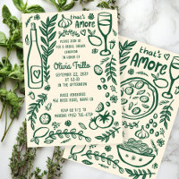 Eso es comida italiana de Amore PERSONALIZADA para