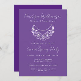 Invitación Esoteric Psychic Modern Moon Business Event