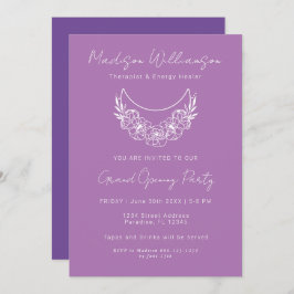 Invitación Esoteric Psychic Modern Moon Business Event