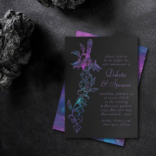Invitación Espada RPG   Nebula Fantasy Tabletop Gamer Dice