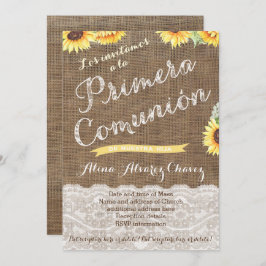 Invitación España 1ª Comunión Invita a Latina Chica