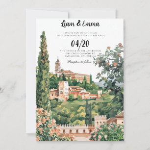 Invitación España España España  de bodas de destino