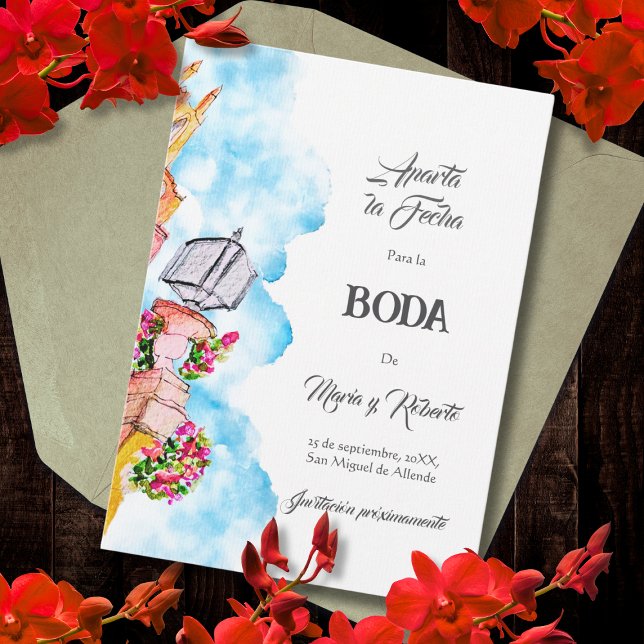 Invitación España San Miguel de Allende Salva la fecha (Subido por el creador)