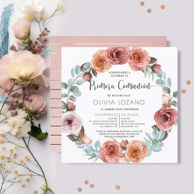 Invitación Español, primer Rosa de la comunidad Gold Rubor Fl (Subido por el creador)