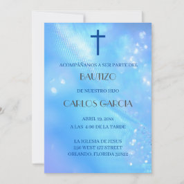 Invitación española de Bautizo
