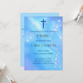Invitación española de Bautizo