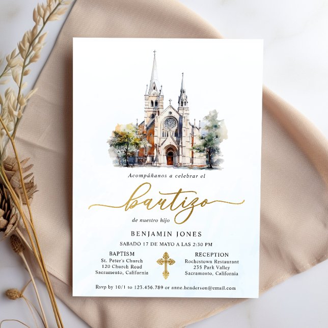 Invitación Española De Bautizo (Subido por el creador)