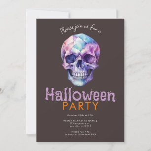 Invitación Espantoso y espeluznante fiesta de Halloween de Bl