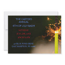 Esparkler en el Día de la Independencia de Julio