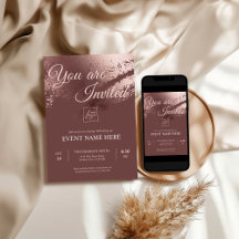 Invitación especial a evento editable con estilo e
