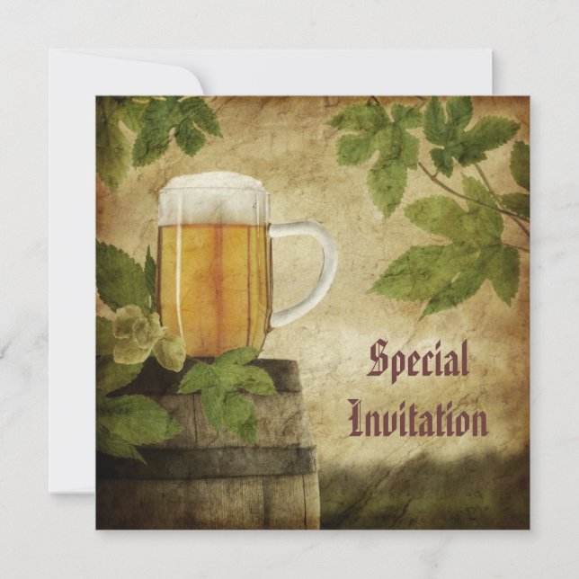 Invitación especial a la cerveza (Anverso)