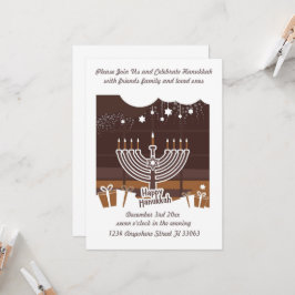 Invitación especial del partido Hanukkah de todas 