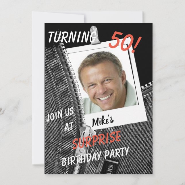 Invitación especial para cumpleaños (Anverso)