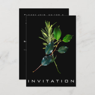 Invitación Especias Chef Italiano Cena Hause Rosmarino Lauro