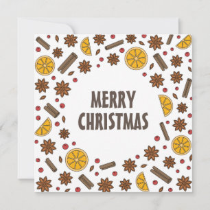 Invitación Especias navideñas deliciosas