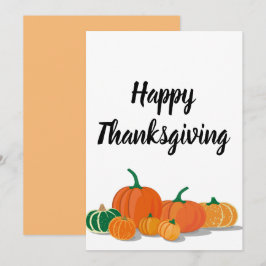 Invitación Especie de calabaza Naranja