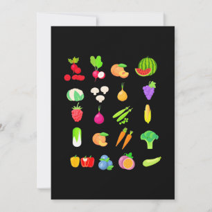Invitación Especies de Verduras