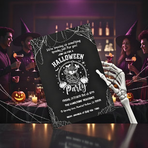 Invitación Espectacular cóctel Skeleton