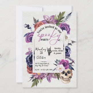 Invitación Espectacular de Terror - ¡Únete si te atreves!