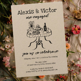 Invitación Espectacular fiesta de compromiso de Personalizado