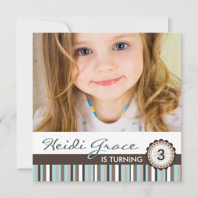 Invitación Espectacular fiesta de cumpleaños (Anverso)