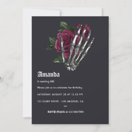 Invitación Espectacular fiesta de cumpleaños de Halloween en 