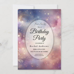 Invitación Espectacular fiesta de cumpleaños de los famosos S